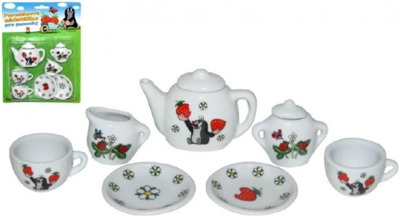 Porcelanowy zestaw do herbaty KRTEK dla dzieci