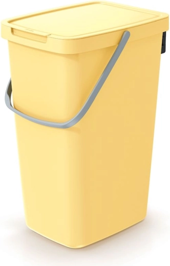 Kosz na śmieci Systema Q Collect 20 l – jasnożółty
