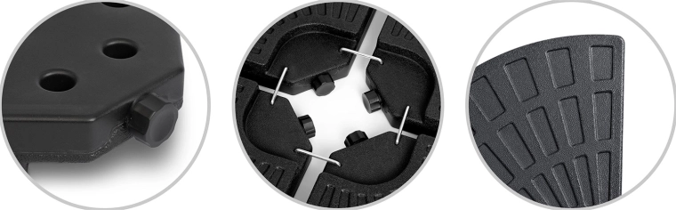 Solidne połączenie dzięki metalowym haczykom