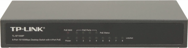 Switch PoE 8 portów 10/100M Desktop