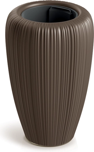 Doniczka OROBO 29 cm w kolorze orzecha laskowego