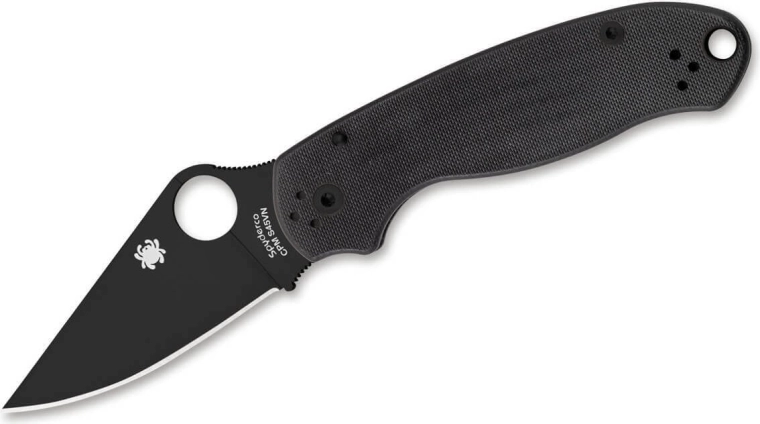 Spyderco Para 3 Black G10 nóż składany 7,5 cm – w pełni czarny