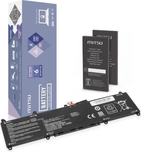 Bateria MITSU do ASUS VivoBook S13 (C31N1806) 11,4 V 3600 mAh 41 Wh