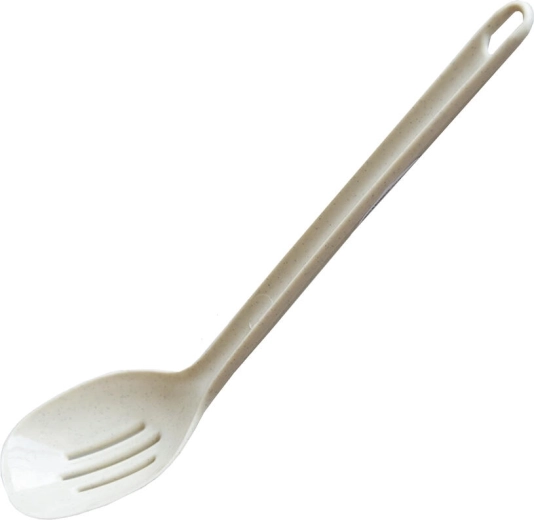 Kuchenna łyżka cedzakowa 29 cm, plastik, mix kolorów