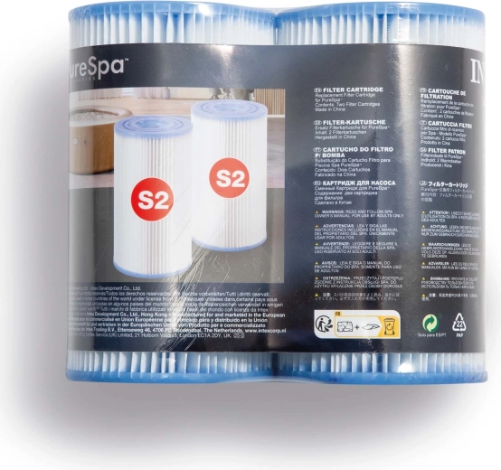 Filtr do pompy wirpoolowej INTEX PureSpa S2, zestaw 2 szt.