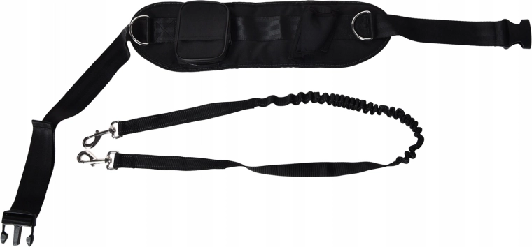 Elastyczna smycz bungee tłumi szarpnięcia