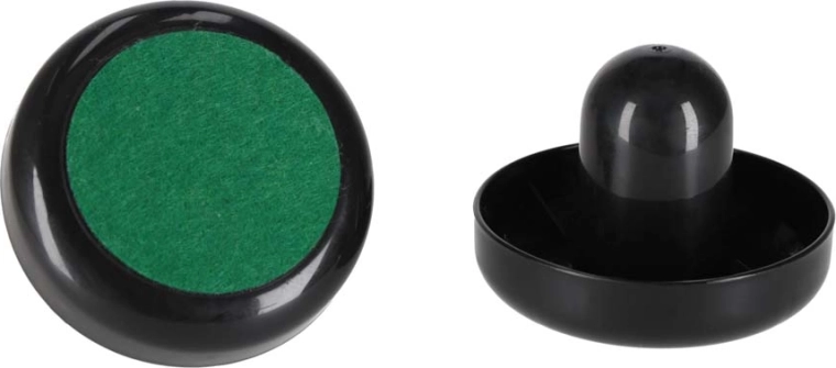 Popy z filcową podkładką do precyzyjnych strzałów