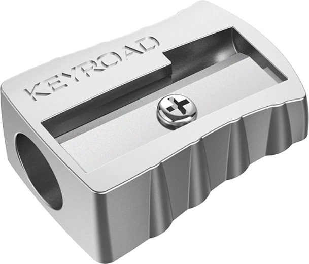 Temperówka Keyroad z metalu, srebrna