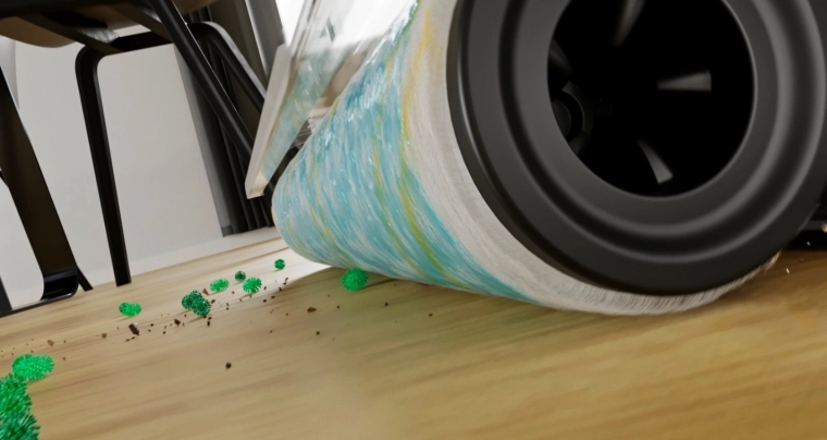 Hygienic!Spin do 500 obr/min dla higienicznie czystych podłóg