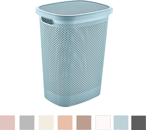 Kosz na pranie Diamond z pokrywą 60 l