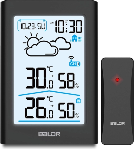 Bezprzewodowy czujnik zewnętrzny o zasięgu do 60 m