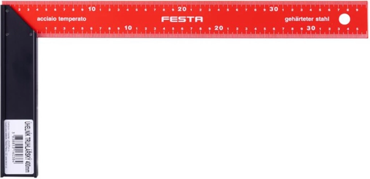 Kątownik stolarski przykładnicowy Festa 400 × 190 mm