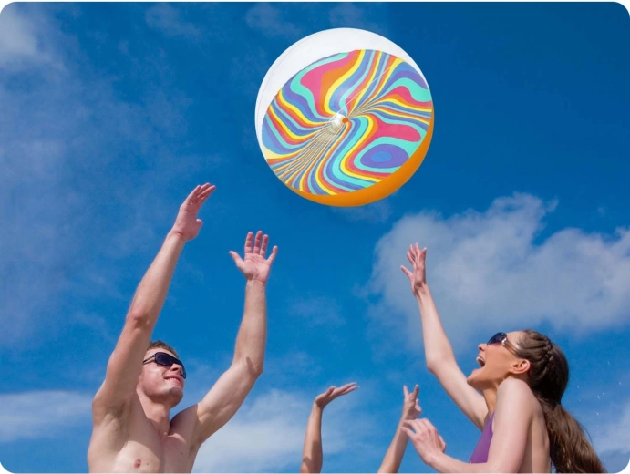 Świetna do zabaw nad wodą i na plaży
