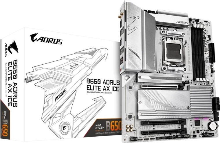 Płyta główna Gigabyte B650 AORUS ELITE AX ICE (AM5, ATX)