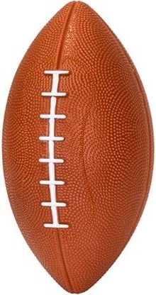 Piszcząca piłka rugby dla psa 21 cm