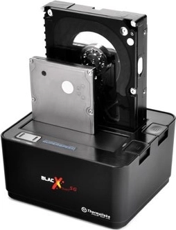 Stacja dokująca THERMALTAKE BlacX Duet 5G dla dysków 2,5"/3,5" HDD/SSD, USB 3.0, czarna