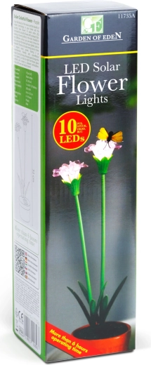 10 diod LED emitujących ciepłe białe światło