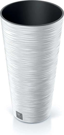 Doniczka Furu Slim 25 cm – biała