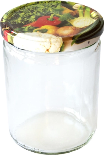 Słoiki do przetworów 440 ml TWIST 82 z wieczkami, mix dekorów (8 szt.)