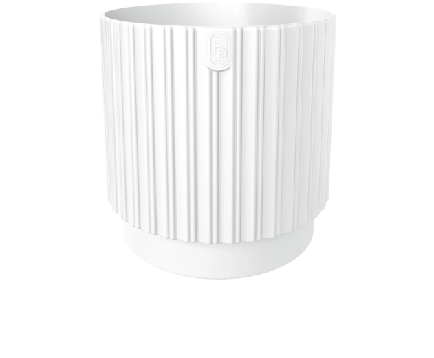 Doniczka MIKA Cyli Petit ECO Recycled 18 cm biała