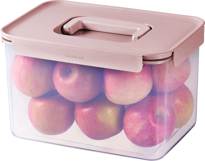 Pojemnik na żywność LocknLock Classic Plus 6 l różowy