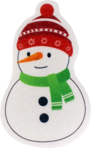 Gąbka do naczyń Bałwan 8 × 12,9 × 3 cm