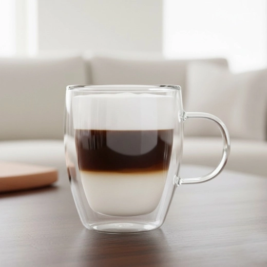 Stylowy design do latte, kawy i herbaty