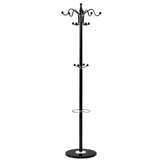Elegancka czarna metalowa konstrukcja