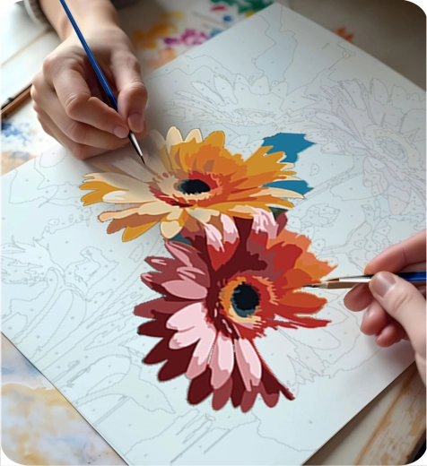 Łatwe i precyzyjne malowanie dzięki numerom