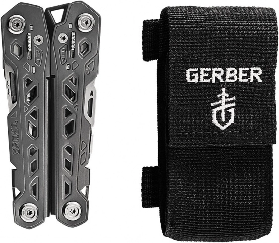 Kompaktowy multitool z etui do łatwego noszenia