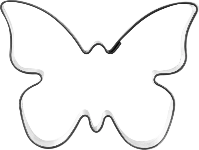 Nierdzewna foremka do wykrawania – motyl
