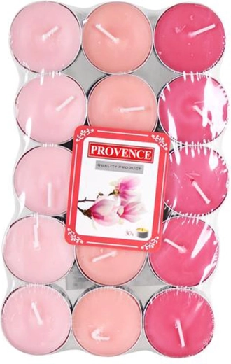 Zapachowe świeczki typu tealight Provence magnolia, 30 szt.