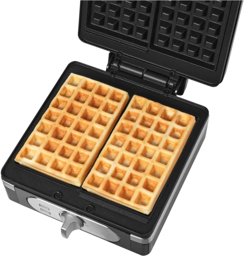 Dwa gofry belgijskie jednocześnie