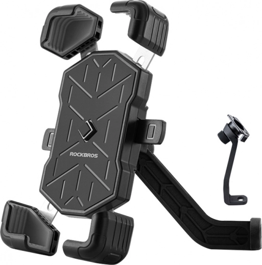 Uchwyt na telefon do roweru czarno-szary Rockbros