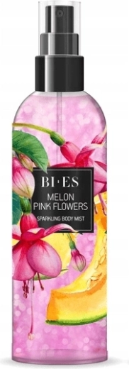 Błyszcząca mgiełka do ciała BI-ES Melon Pink Flowers 200 ml