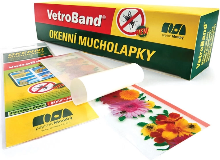 Okienna lepna taśma na muchy Vetro Band