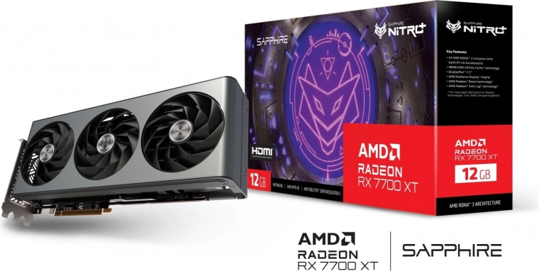 Karta graficzna Sapphire Nitro+ AMD Radeon RX 7700 XT 12GB