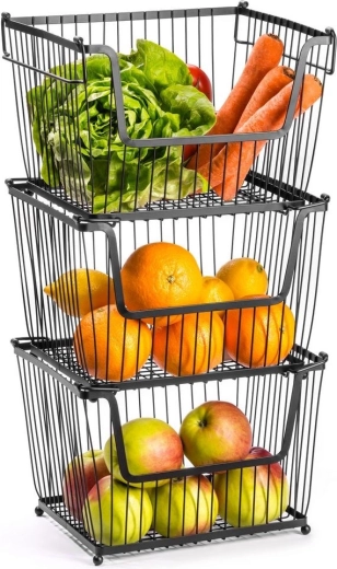 Piętrowany organizer oszczędzający miejsce