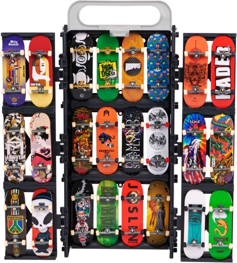Schowaj i wystaw do 24 fingerboardów
