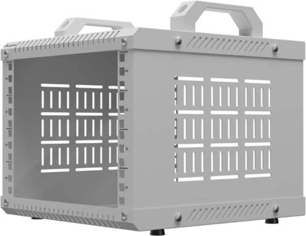 Lanberg open rack 10" 4U 280 × 300 mm szary