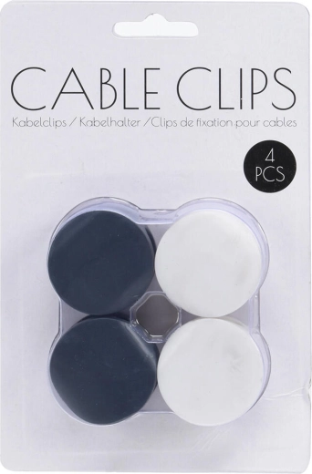 Organizer do kabli – samoprzylepne uchwyty (4 szt.)