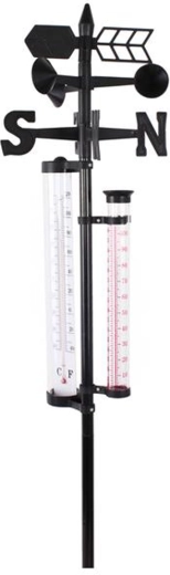 Zewnętrzna wbijana stacja pogodowa z 5 funkcjami