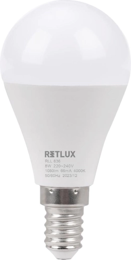 Żarówka LED Retlux mini globe E14 8 W 4000 K