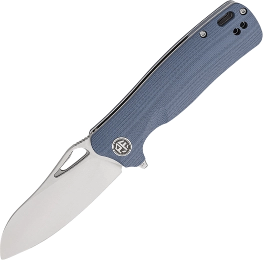 Petrified Fish Bunta nóż składany 8,6 cm, satyna, szare G10
