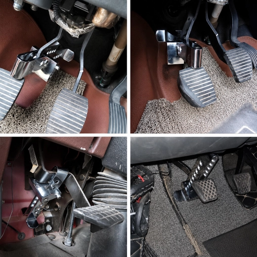 Mechaniczna blokada pedałów dla większego bezpieczeństwa