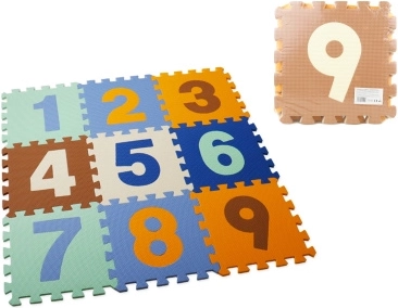 Piankowe puzzle z cyframi 28 × 28 cm