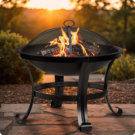 Bezpieczny ogień dzięki kopule przeciwiskrowej