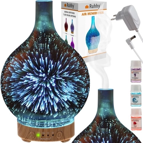 Dyfuzor zapachowy z lampą LED i aromaterapią