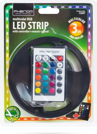 Kolorowe oświetlenie RGB sterowane pilotem