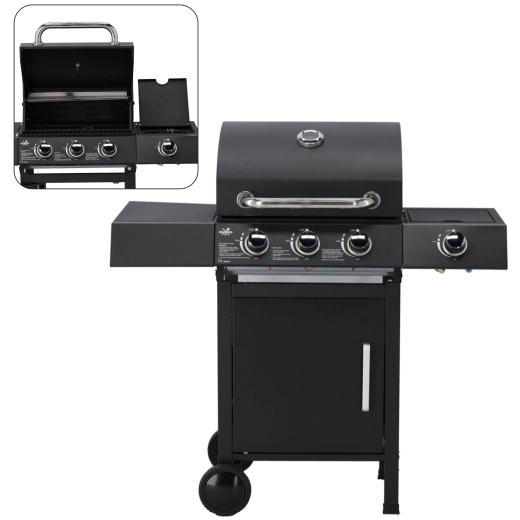 Przestronna powierzchnia grillowania i łatwa konserwacja